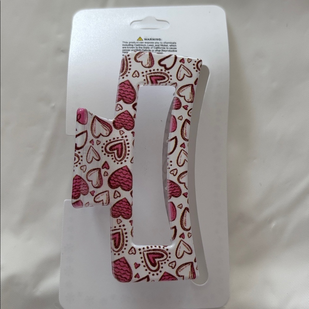Heart Pattern Hair Clip - Picture 3 of 5